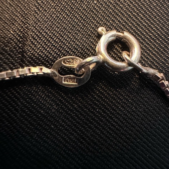 925 Italy Sterling Silver Jerusalem Cross Necklace 8g Crusader Pendant - Picture 3 of 6